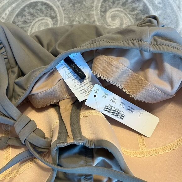 J.Crew Ruched halter neck one piece swimsuit - Picture 3 of 4